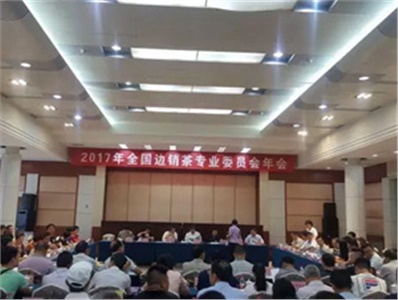 益陽(yáng)茶廠有限公司應(yīng)邀參加2017邊銷茶專委會(huì)工作會(huì)議